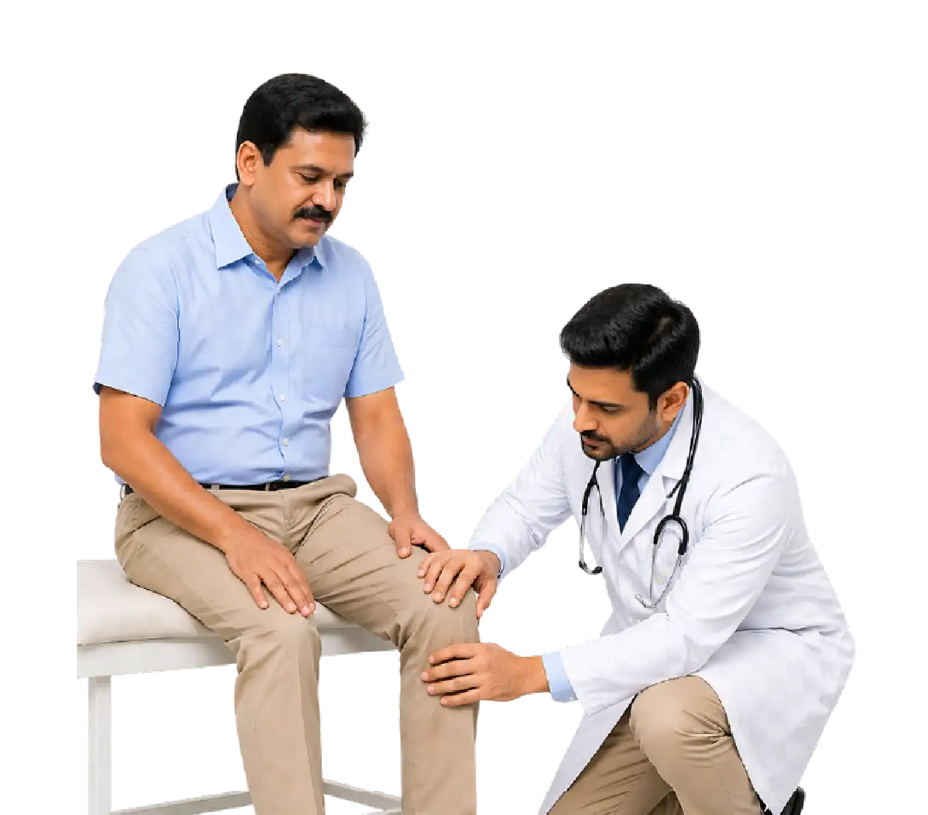 Doctor consulting with patient